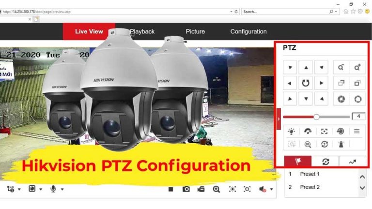 How to Configure Hikvision PTZ Function