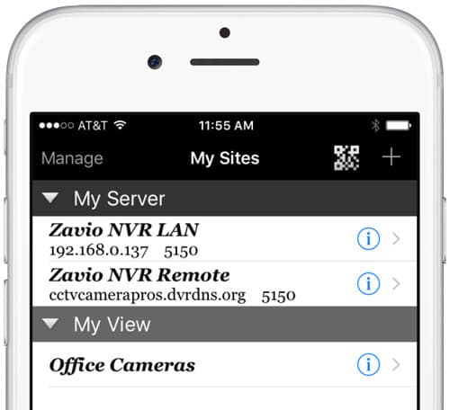 IP Camera iPhone App Configuration