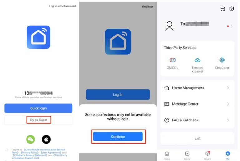 Use Tuya SmartLife App